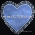 Heart  Patches with lace edge
